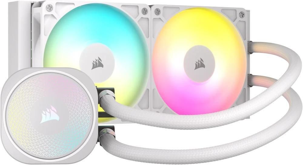 Система жидкостного охлаждения Corsair Nautilus 240 RS ARGB CW9060094WW, белая