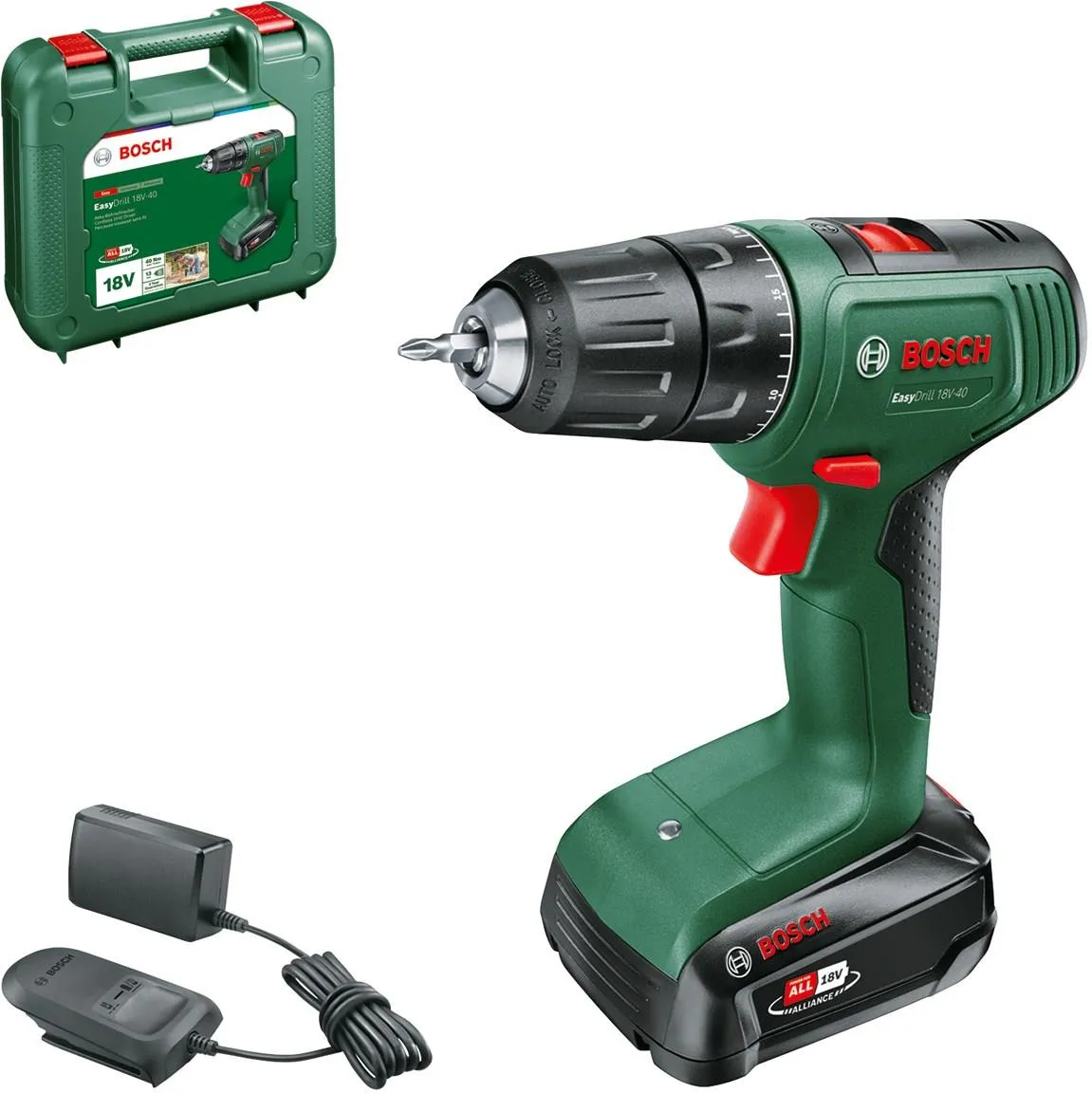 Дрель-шуруповёрт Bosch EasyDrill 18V-40 06039D8004
