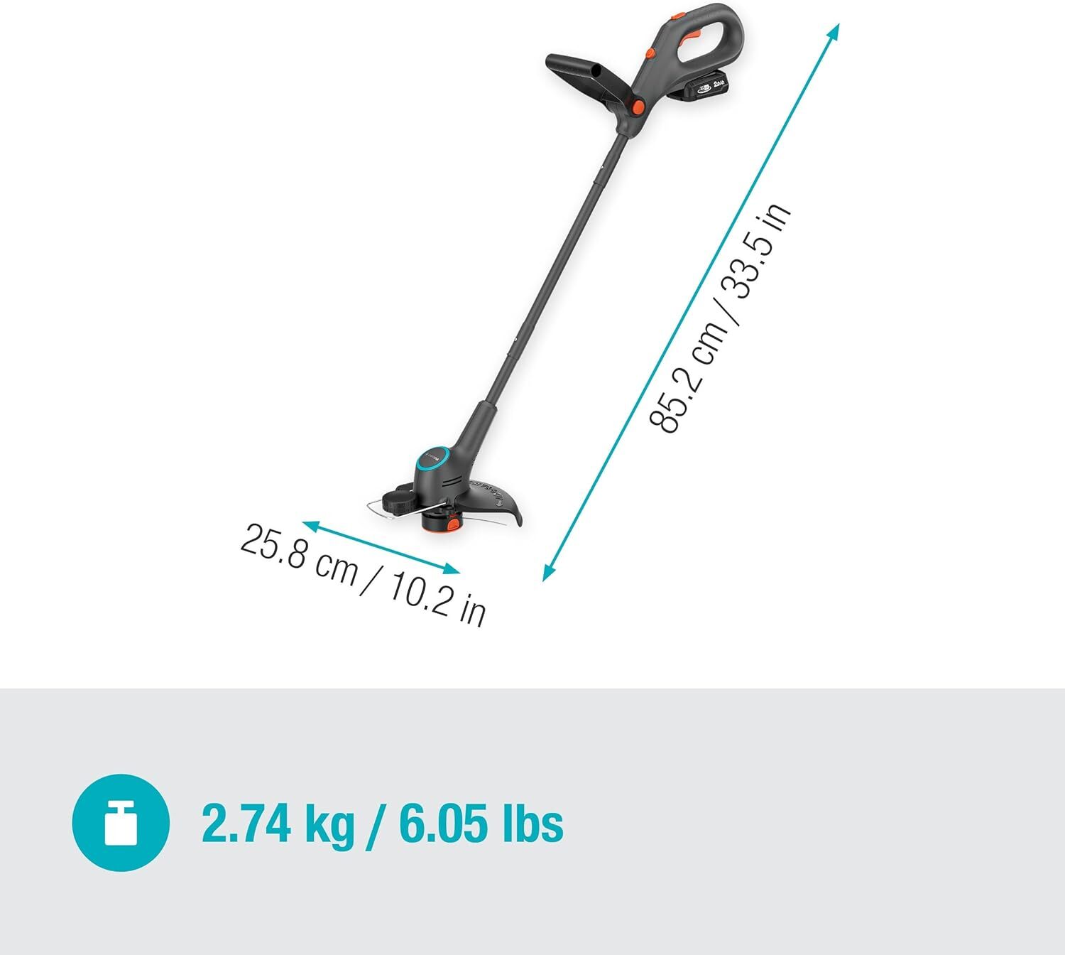 Аккумуляторный триммер Gardena Easytrim 14704-20