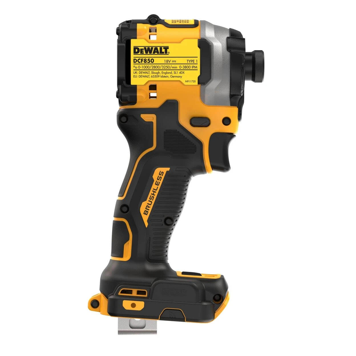 Аккумуляторная ударная дрель-шуруповерт Dewalt Dcf850E1T, с АКБ 1.7 Ач и ЗУ, в кейсе