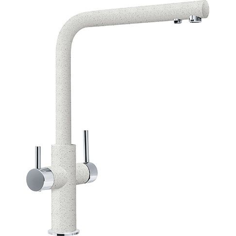 Кухонный кран Franke NEPTUNE CLEAR WATER 115.0370.703, белый полярный
