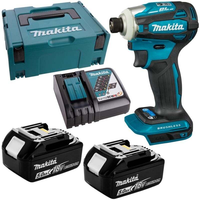 Ударный шуруповёрт Makita DTD172RTJ 18V LXT с АКБ 2x5,0 Ah и ЗУ