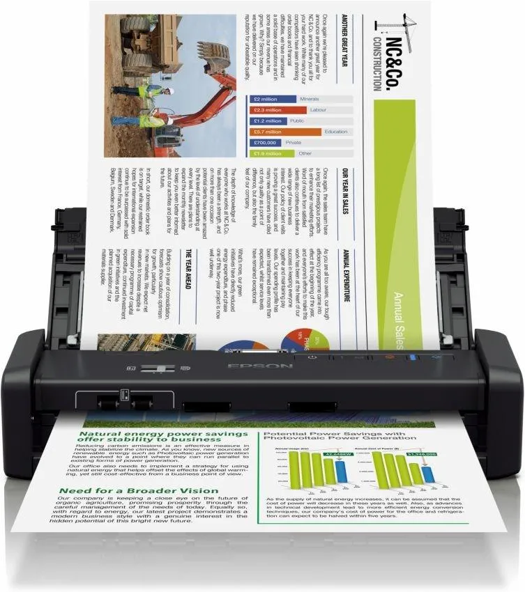 Мобильный сканер Epson WorkForce DS-360W