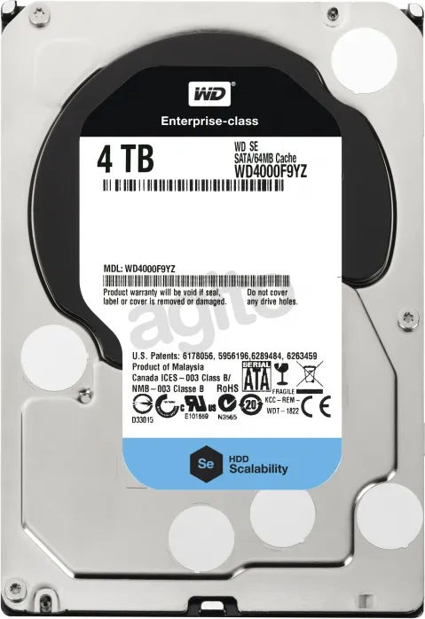 Жёсткий диск WD SE WD4000F9YZ 4TB 3.5" SATA III