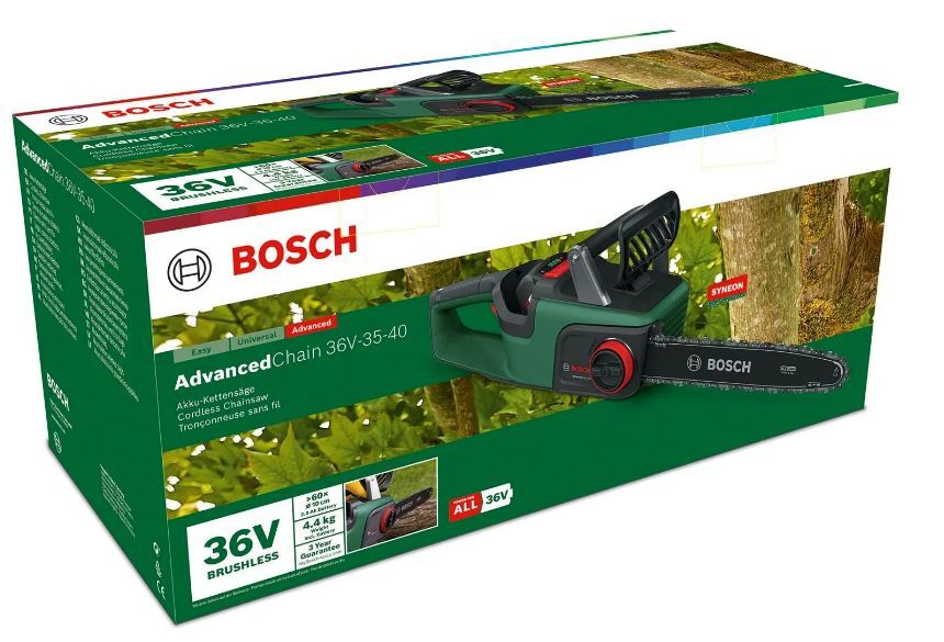 Аккумуляторная цепная пила Bosch AdvancedChain 36V-35-40 (06008B8600)