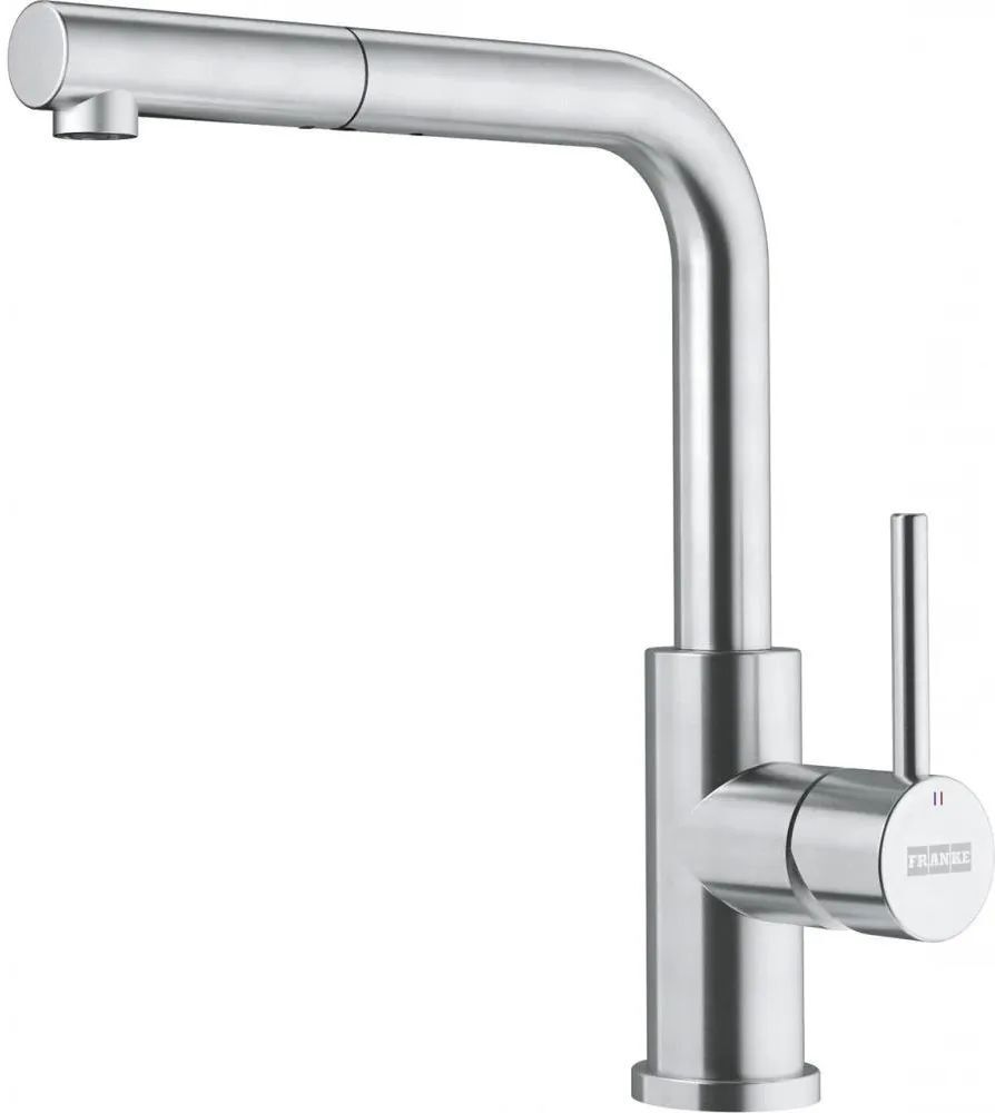 Кухонный кран Franke Smart Glenda pull-out 115.0706.986, неражвеющая сталь