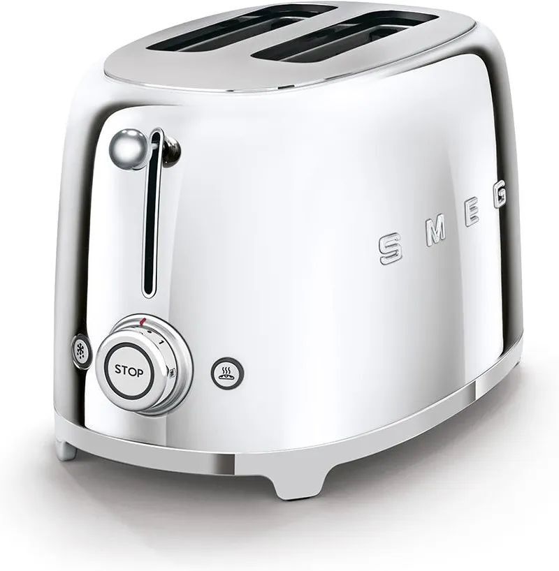 Набор тостер+чайник SMEG TSF01SSEU + KLF04SSEU хром