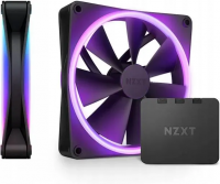 Комплект вентиляторов NZXT F140 RGB Duo Twin Pack, 2×140 мм, чёрный