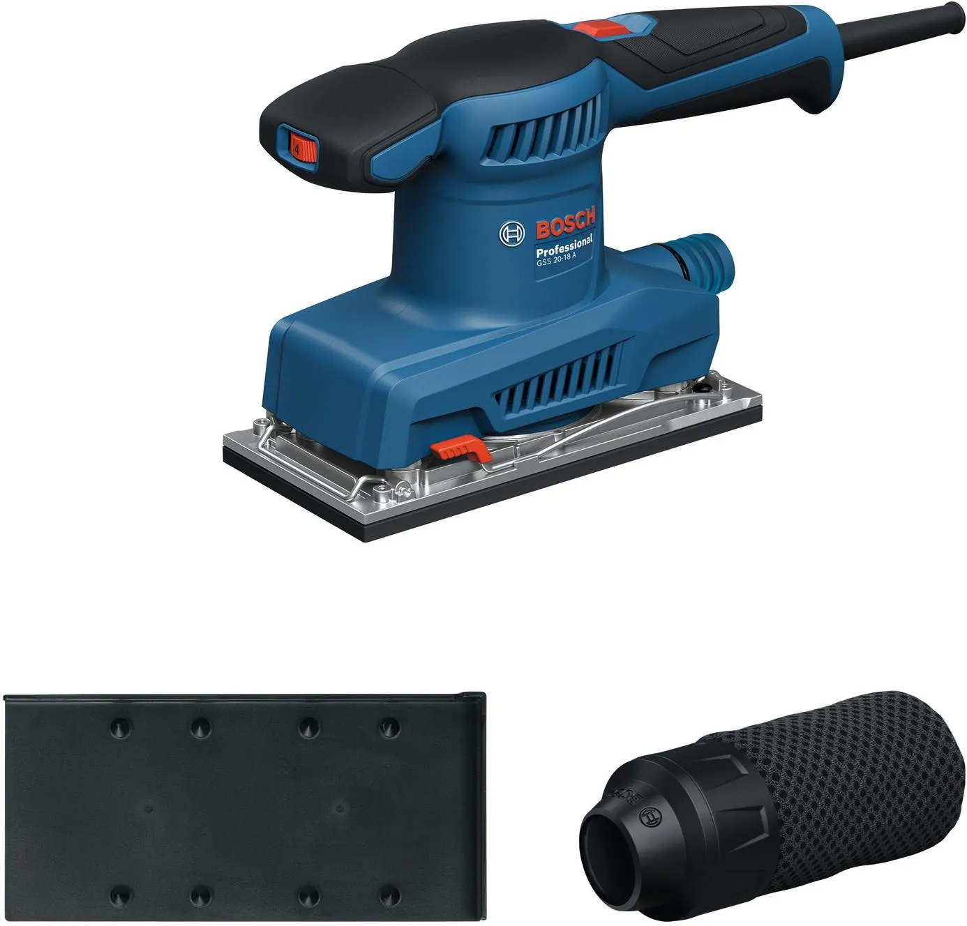 Ленточная шлифовальная машина сетевая Bosch GSS 20-18 A Professional 0601070101