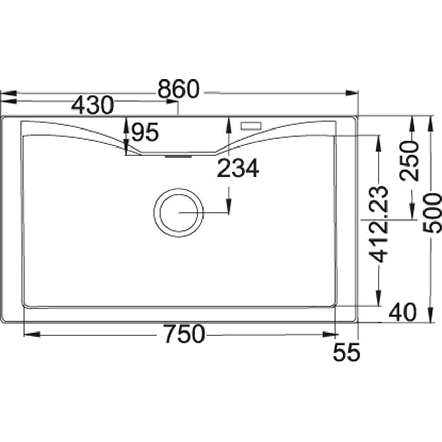 Кухонная раковина Franke ACQUARIO ACG 610-N 114.0184.376, графит