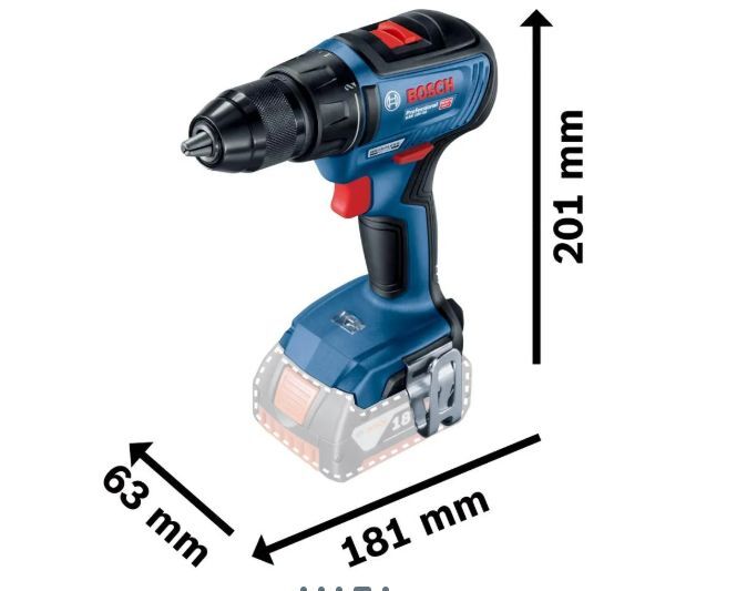 Аккумуляторный шуруповерт Bosch GSR 18V-50 Professional (06019H5005)