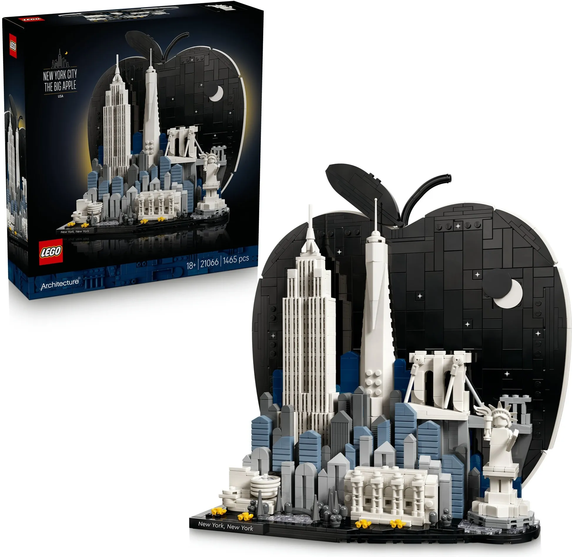 Конструктор LEGO Architecture 21066 Нью-Йорк — Большое Яблоко