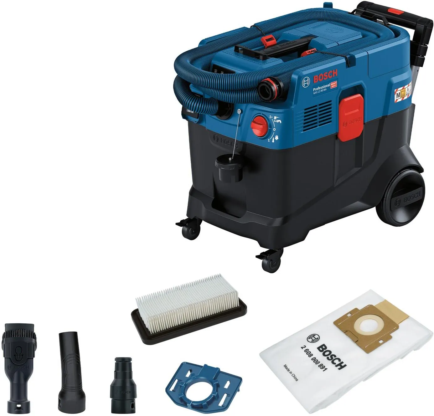 Пылесос строительный класса M Bosch GAS 12-40 MA Professional 06019M0120