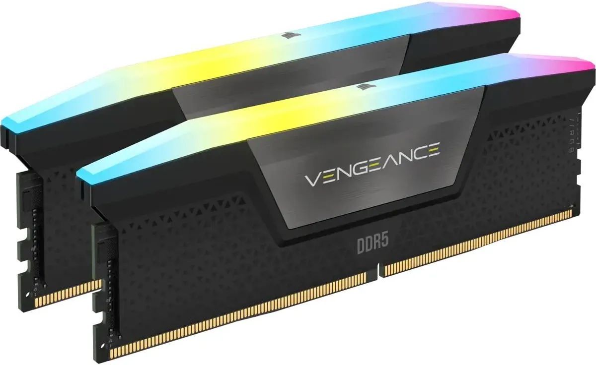 Оперативная память Corsair VENGEANCE RGB DDR5 64GB 6600MHz CL32 (CMH64GX5M2B6600C32)