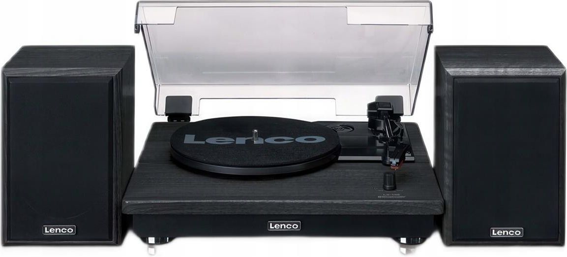 Проигрыватель виниловых пластинок Lenco LS-100BK, черный