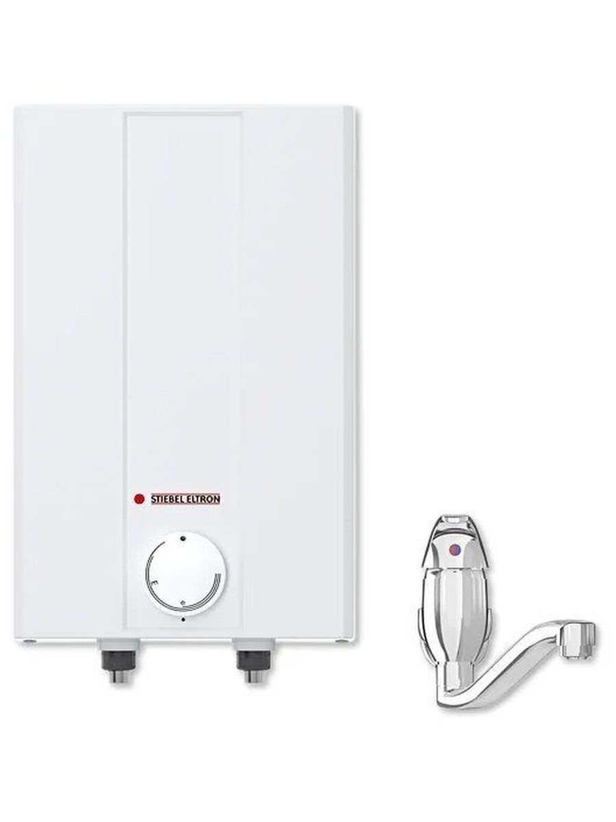 Накопительный электрический водонагреватель Stiebel Eltron ESH 10 O-N Trend, кран, белый