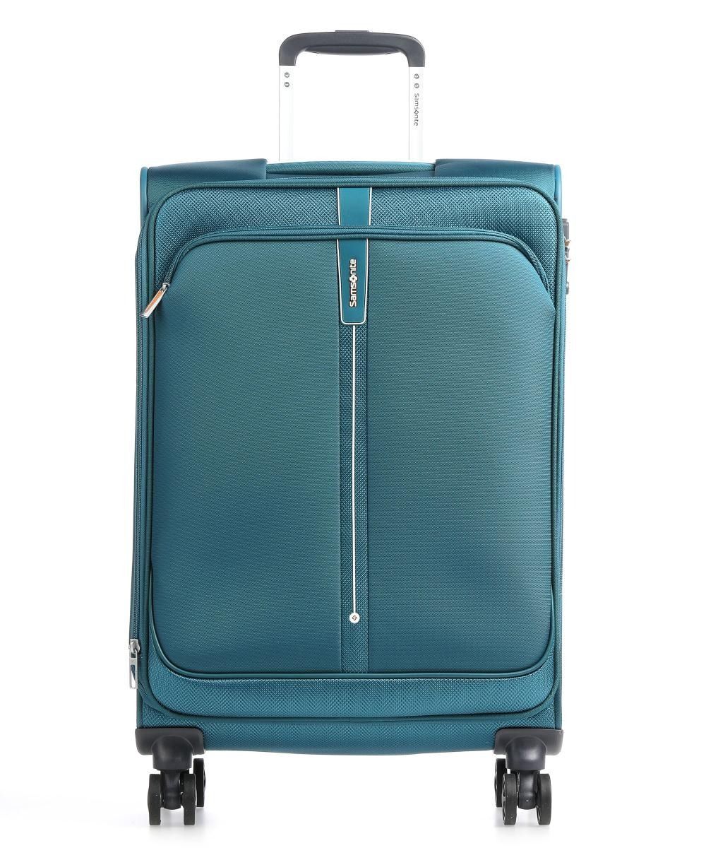 Чемодан Samsonite Popsoda, 73.5 л, размер M, бирюзовый