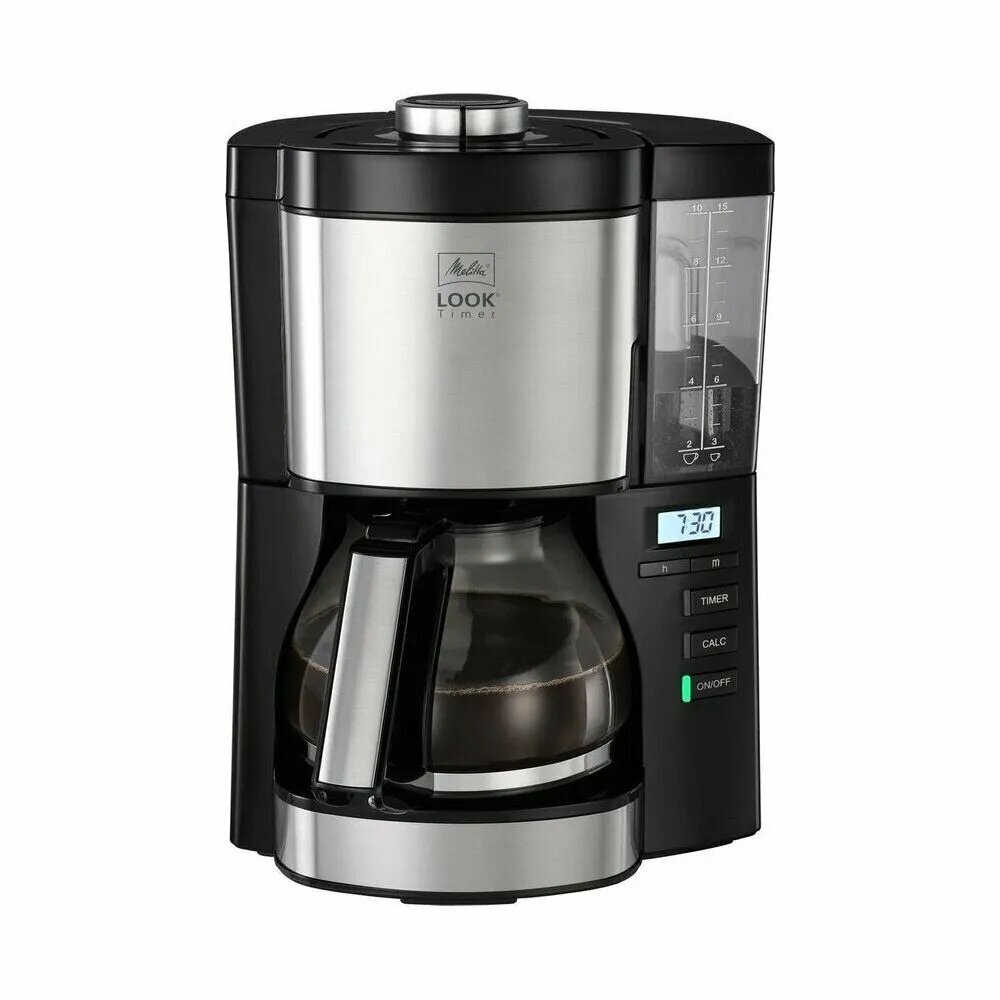 Капельная кофеварка Melitta Look Timer 1025-08, чёрный