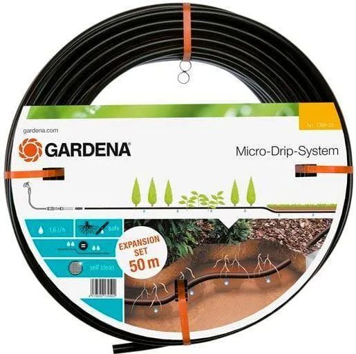 Шланг сочащийся для подземной прокладки 50 м Gardena 13,7 мм, (1395-20)
