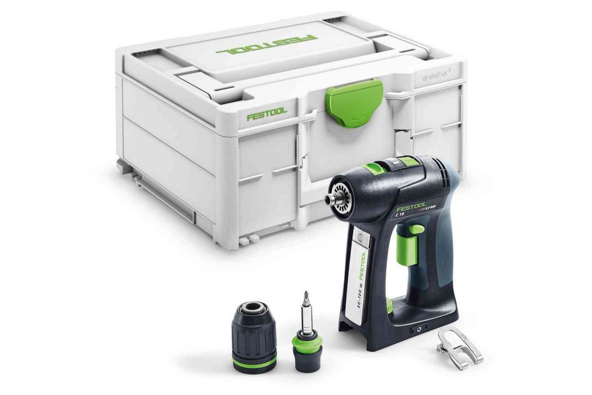 Аккумуляторная дрель-шуруповерт Festool C 18-Basic 576434