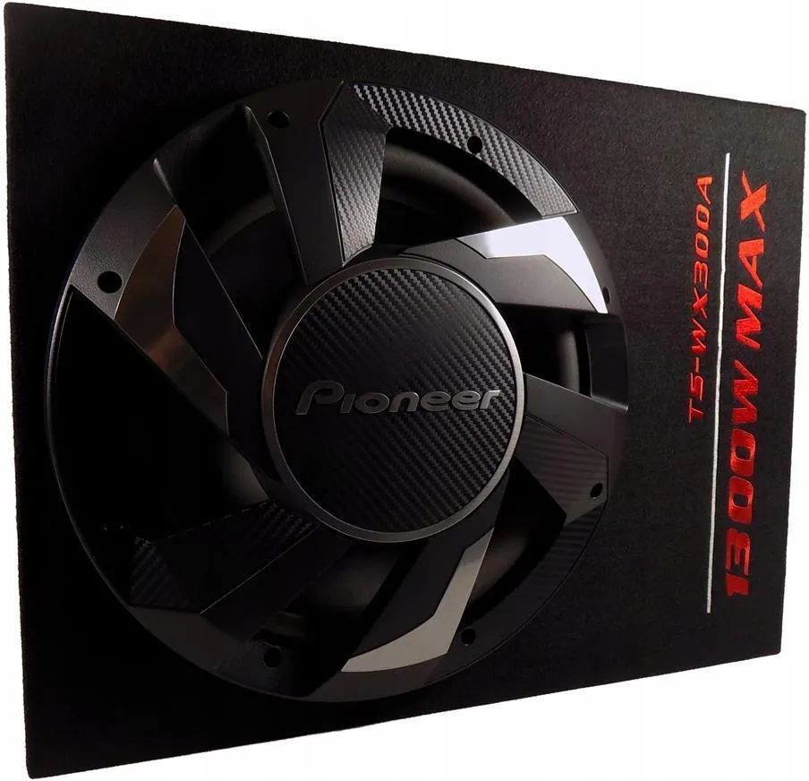 Активный сабвуфер Pioneer TS-WX300A, чёрный, 30 см, 1300 Вт