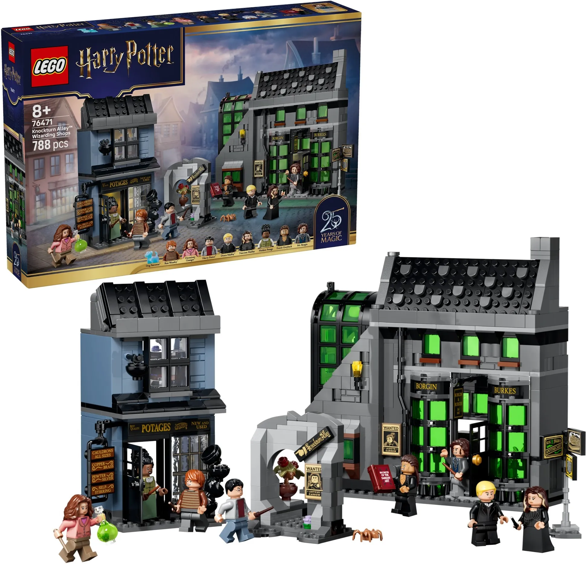 LEGO Harry Potter 76471 Магические магазины на улице Ноктюрн