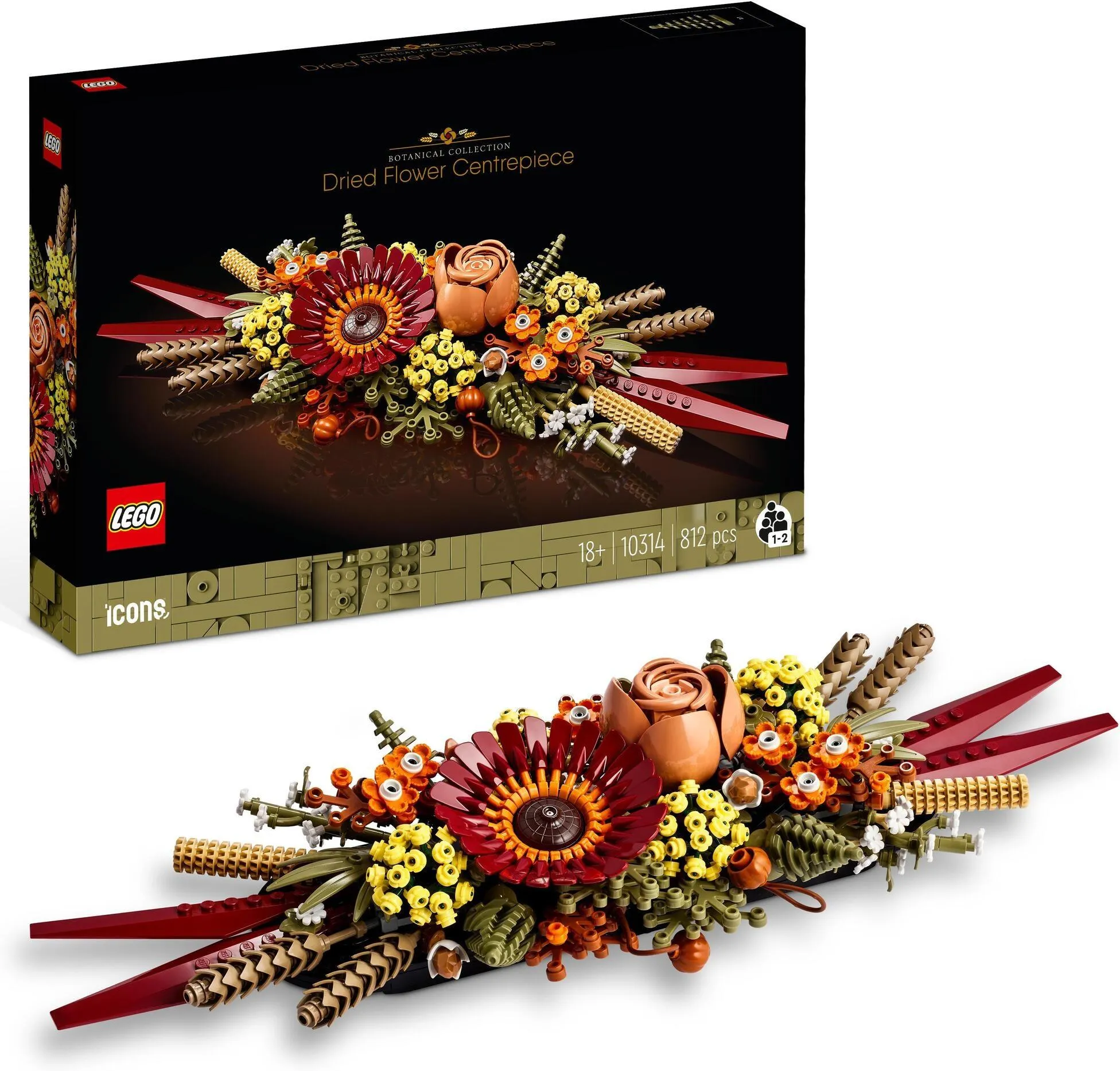 Конструктор LEGO ICONS 10314 Венок из сухоцветов