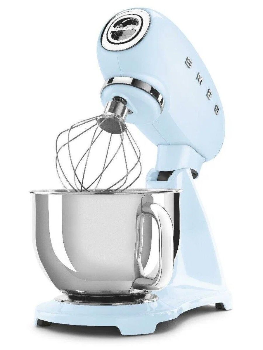 Миксер Smeg SMF03, голубой