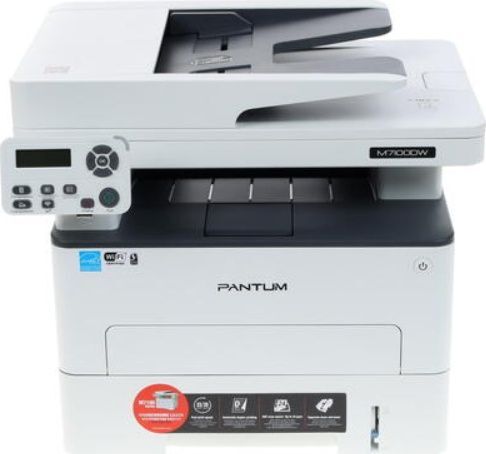 МФУ лазерное Pantum M7100DW, ч/б, A4, белый/черный