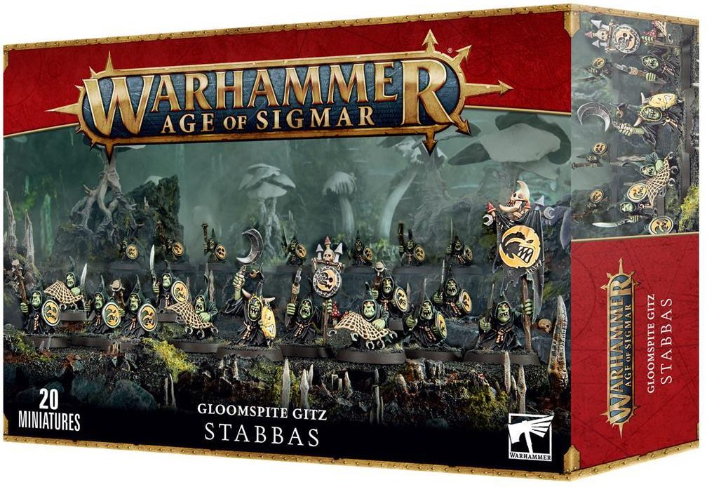 Набор миниатюр Games Workshop Warhammer Age of Sigmar Gloomspite Gitz Stabbas
