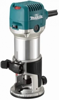 Кромочный фрезер Makita RT0702CX2J 710 Вт, комплект сменных баз, кейс Makpac
