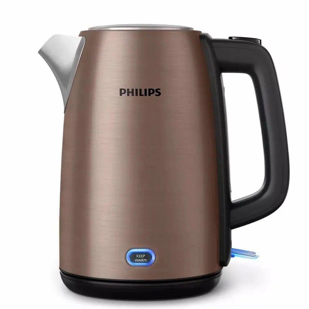 Чайник электрический Philips HD9355/92 2200 Вт, коричневый/черный