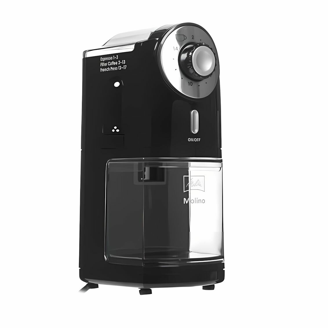 Кофемолка Melitta Molino 1019-02, чёрный
