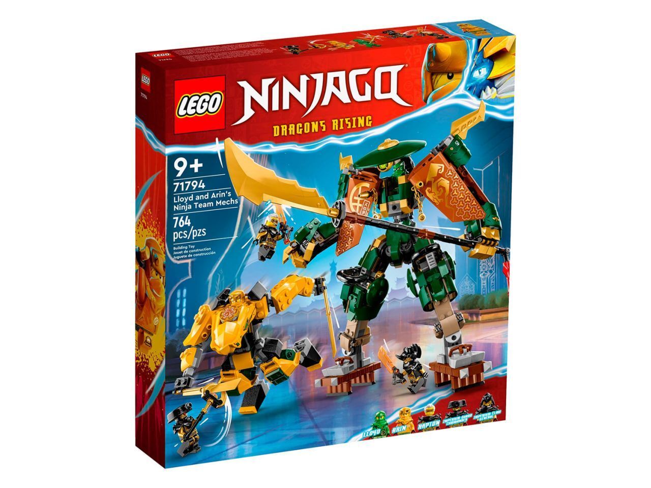 LEGO Ninjago 71794 Роботы команды ниндзя Ллойда и Арин