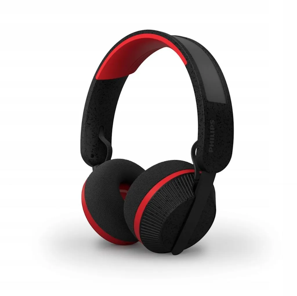Наушники PHILIPS Taa6219Bk 00, чёрно-красный