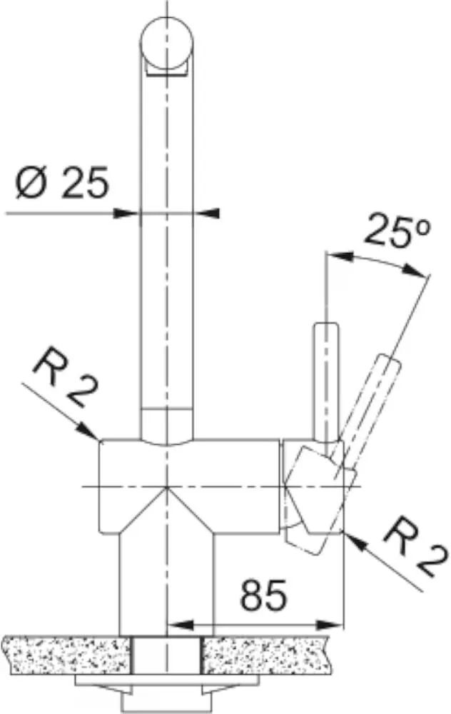 Кухонный кран Franke Atlas Neo 115.0681.241, золото