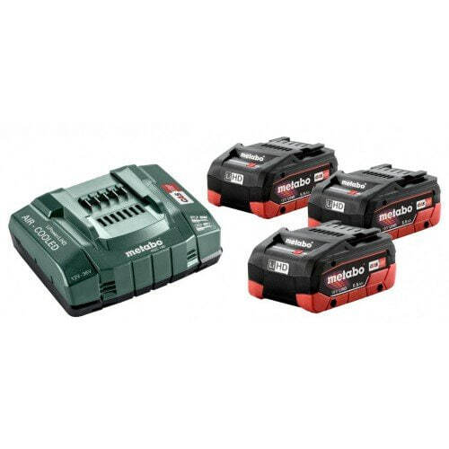 Набор аккумуляторов Basic-Set 5.5 + зарядное устройство ASC30-36 (18 В; 5.5 А*ч; LiHD) Metabo 685074000