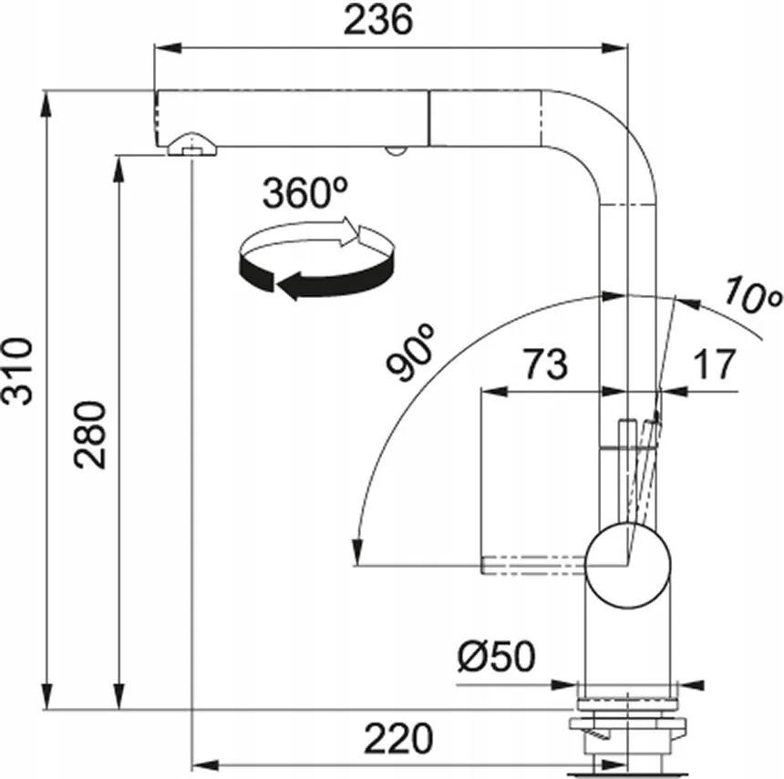 Кухонный кран Franke Active Plus SM Pull-Out 115.0546.118, медь