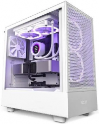 Корпус NZXT H5 Flow White, Mid-Tower ATX