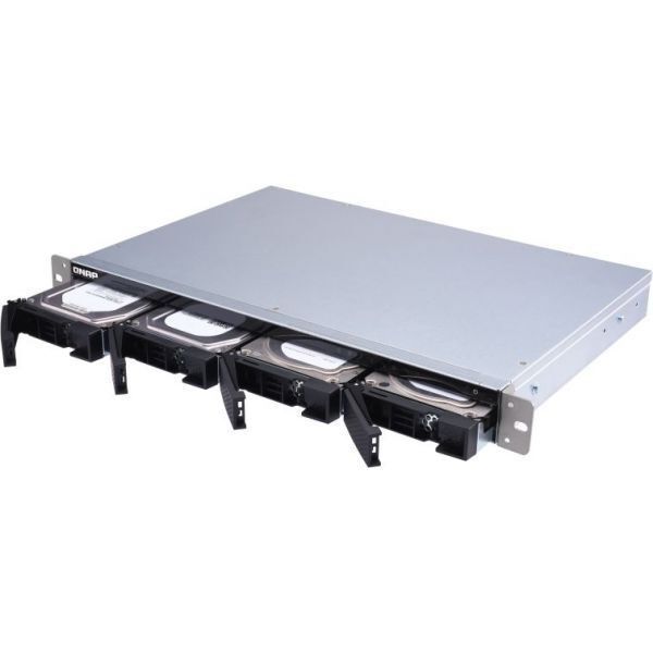 QNAP Полка расширения сетевого хранилища без дисков SMB QNAP TL-R400S SATA 6GB/s JBOD storage enclosure