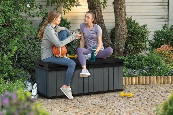 Садовый ящик Keter Darwin Box 380L, серый (Bk 013576)