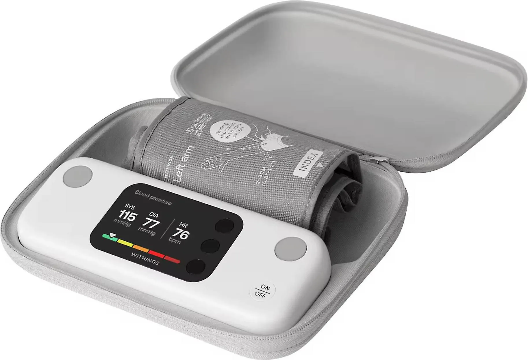 Тонометр Withings BPM Vision, белый (с чехлом) WPM07-08