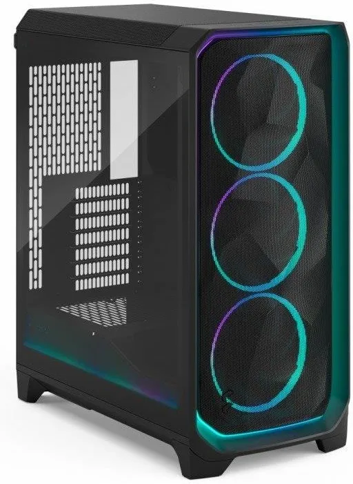 Корпус компьютерный Fractal Design Meshify 3 Ambience Pro RGB Black TG Light Tint черный (FD-CMES3-A03)