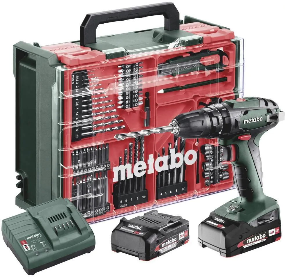 Аккумуляторная ударная дрель-шуруповёрт Metabo SB 18 Set 602245710