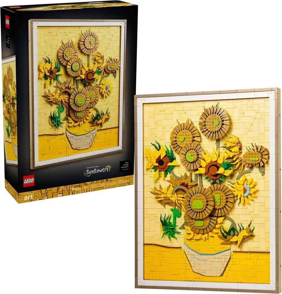 Конструктор LEGO Art 31215 «Подсолнухи» Винсента ван Гога