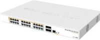 Коммутатор MikroTik CRS328-24P-4S+RM, 24×Gigabit Ethernet PoE-out, 4×SFP+