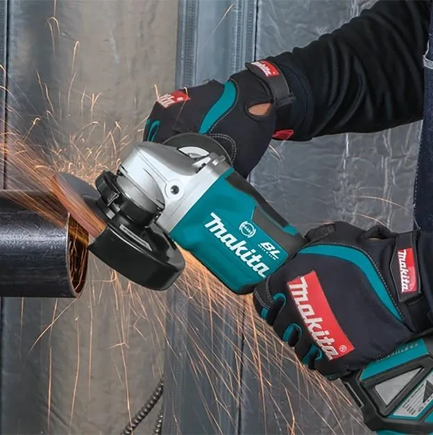 Аккумуляторная угловая шлифовальная машина Makita DGA517RTJ 18 В, 2×5,0 А·ч АКБ, ЗУ, кейс Makpac