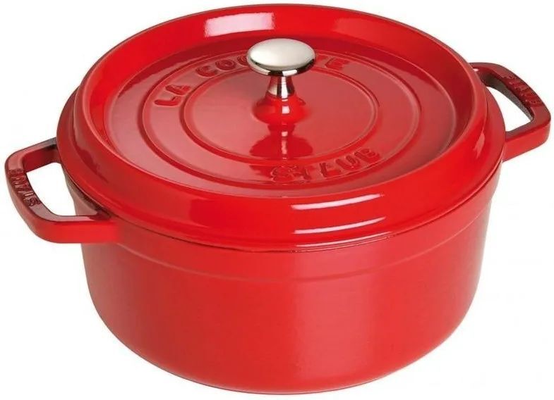 Чугунная жаровня Staub 8,35 л, 30 см, вишнёвая 40509-861-0