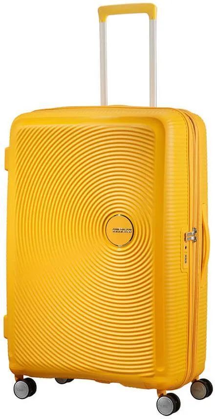 American Tourister Soundbox Большой чемодан золотисто-желтый 97л
