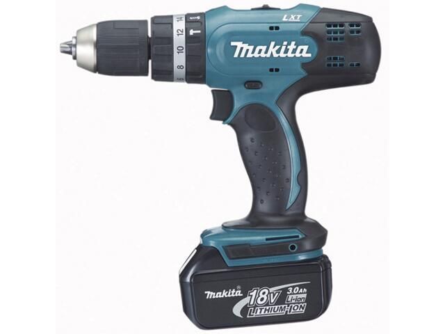 Ударная дрель Makita DHP453RFE 18V LXT с АКБ 2x3,0 Ah и ЗУ
